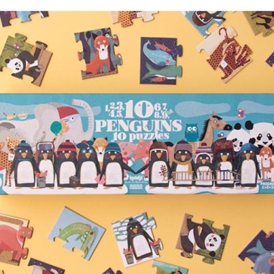 Puzle 10 Penguins.Londji