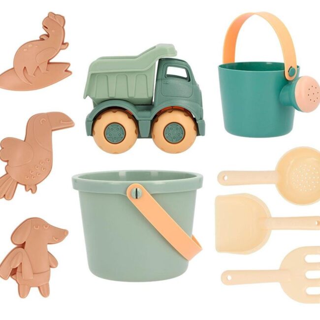 Set de juguetes de playa verde