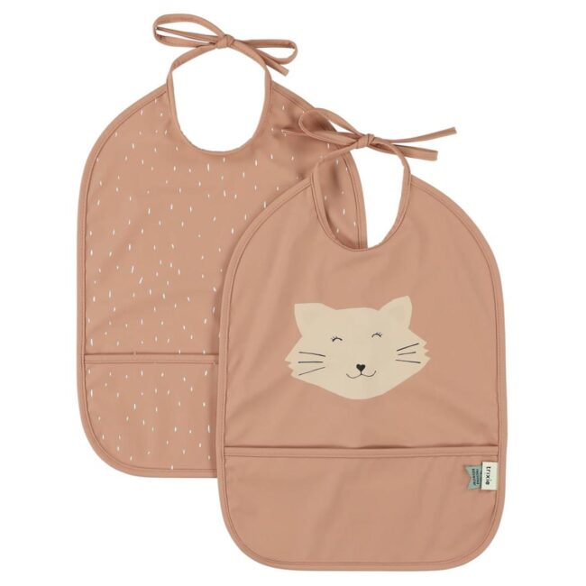 Babero impermeable pack-2 Trixie Gato