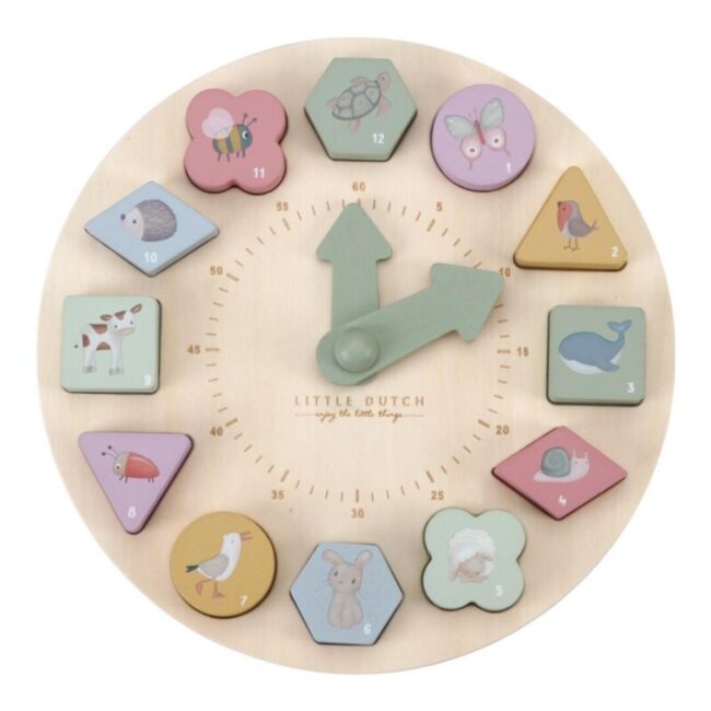 Puzle reloj Forest Friends de Little Dutch - Imagen 3