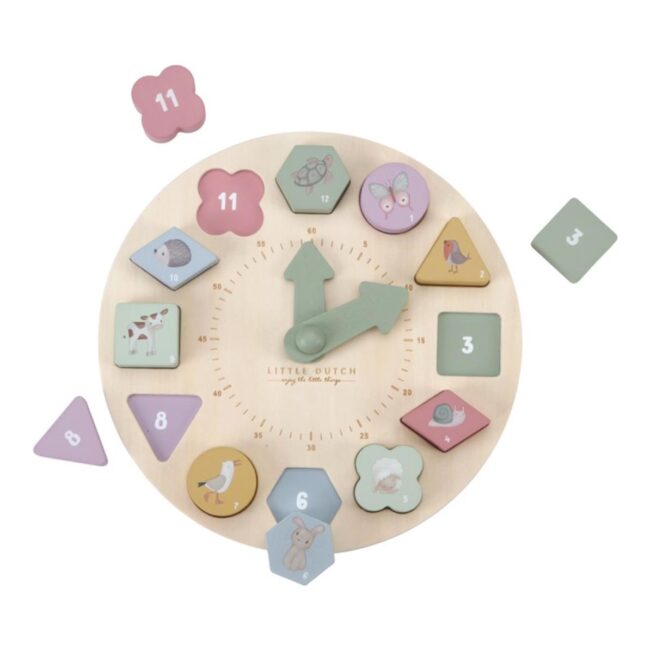 Puzle reloj Forest Friends de Little Dutch - Imagen 2