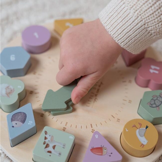 Puzle reloj Forest Friends de Little Dutch - Imagen 6