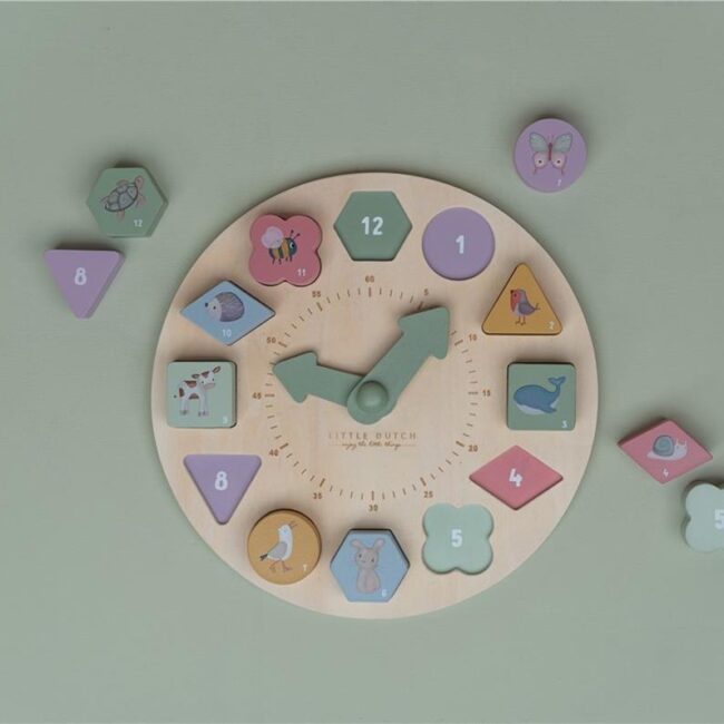 Puzle reloj Forest Friends de Little Dutch - Imagen 7