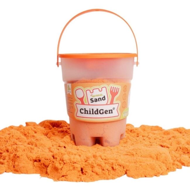 Arena cinética 500g ChildGen naranja - Imagen 3