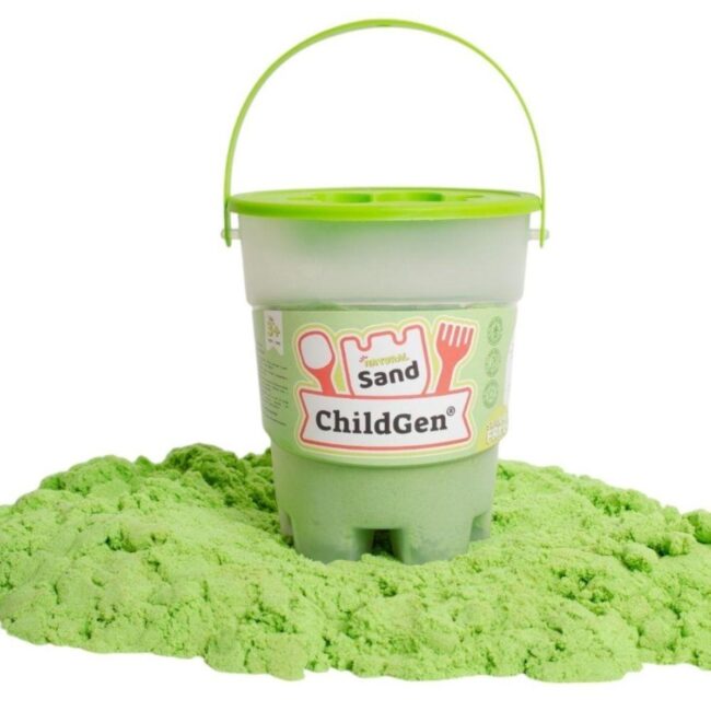 Arena cinética 500g ChildGen verde - Imagen 3