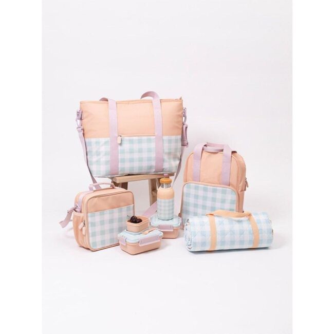 Bolso nevera Stripes apricot - Imagen 2