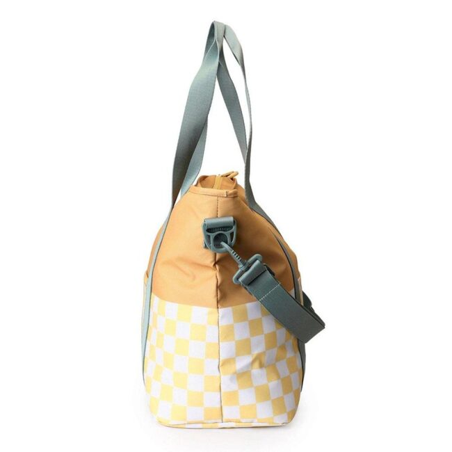 Bolso nevera Stripes yellow chess - Imagen 3