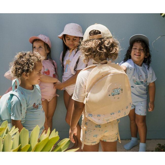 Mochila infantil antiarena Fishing boat de Tutete - Imagen 4