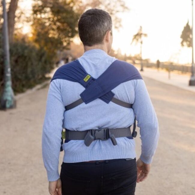 Portabebé evolutivo fular-mochila Boba Bliss color navy blue - Imagen 8