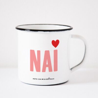 Taza NAI (con corazón) de Brétemas