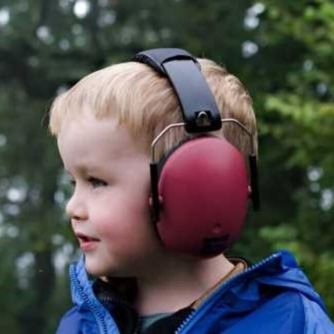 Cascos antiruido KIDS +3 Maroon - Imagen 4