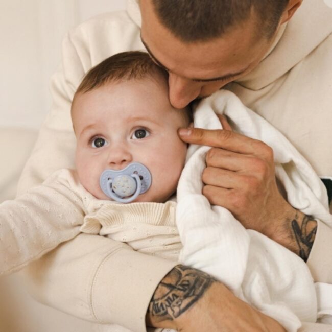 Chupetes Lovi Blossom azul 0-3 meses pack-2 - Imagen 7