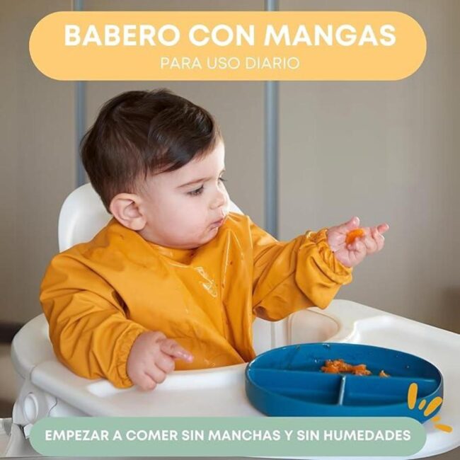 Pack 2 baberos manga larga Huerto de Babaté - Imagen 4