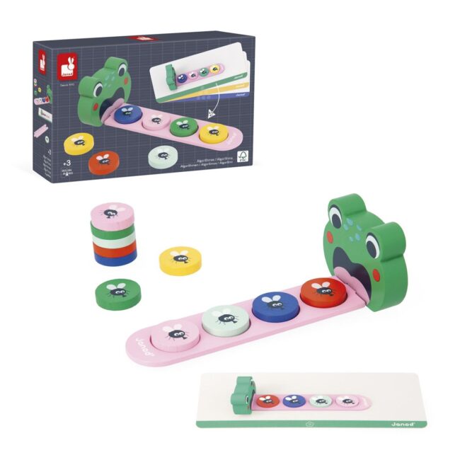 Juego de secuencias de colores ranita de Janod - Imagen 2