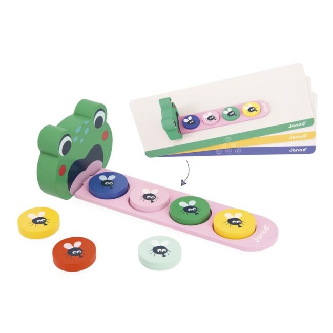 Juego de secuencias de colores ranita de Janod - Imagen 3