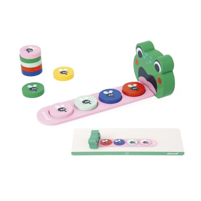 Juego de secuencias de colores ranita de Janod - Imagen 6