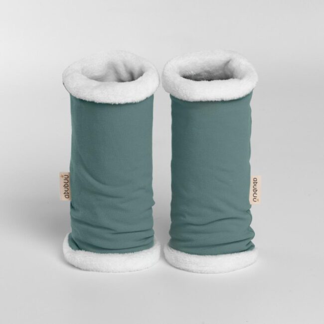 Calentadores de porteo Abubuu Warm Warm color dusty mint - Imagen 2