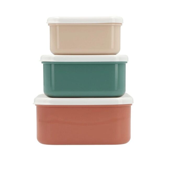 3 cajas de almuerzo Tutete Geometric nature - Imagen 2