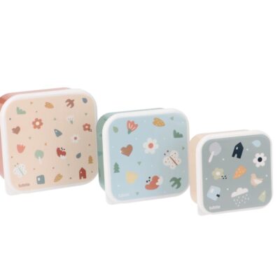 3 cajas de almuerzo Tutete Geometric nature