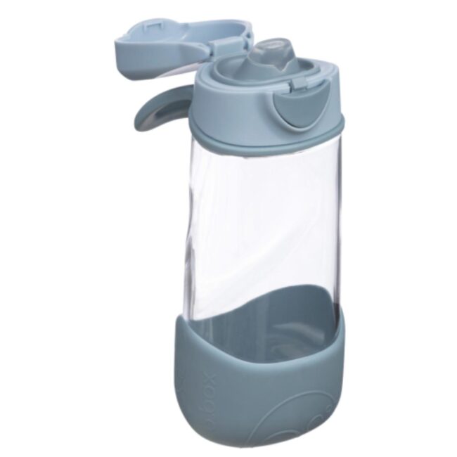 Botella de tritán con boquilla y asa 450ml B.Box azul - Imagen 3
