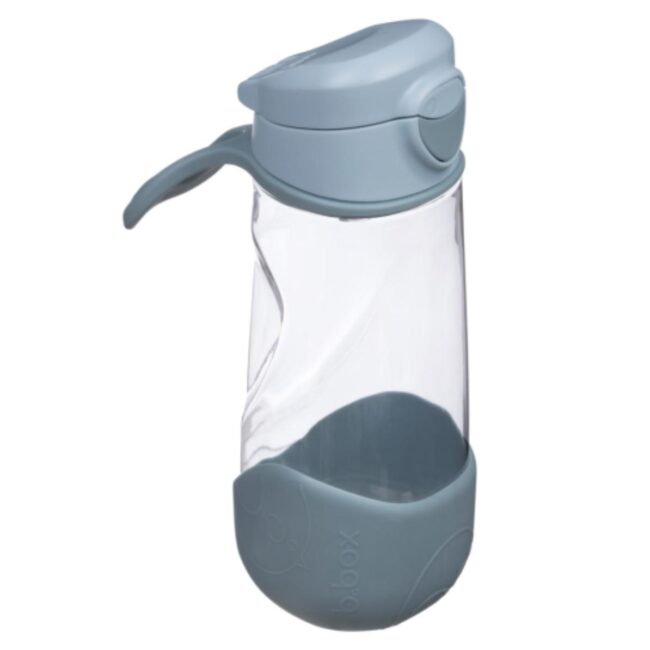 Botella de tritán con boquilla y asa 450ml B.Box azul - Imagen 4