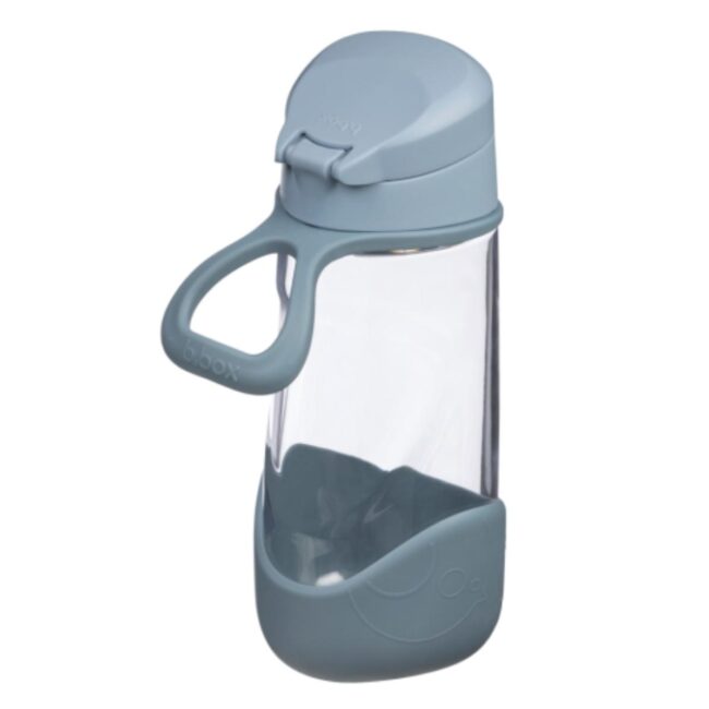 Botella de tritán con boquilla y asa 450ml B.Box azul - Imagen 2