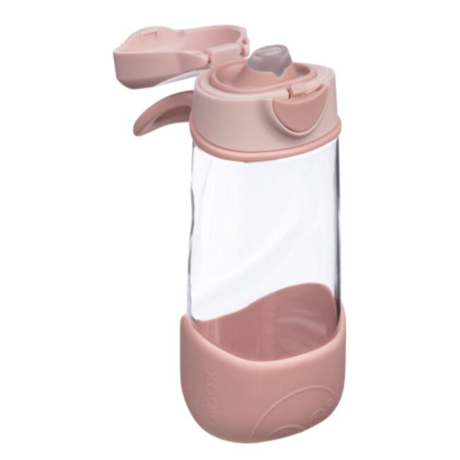 Botella de tritán con boquilla y asa 450ml B.Box rosa - Imagen 2