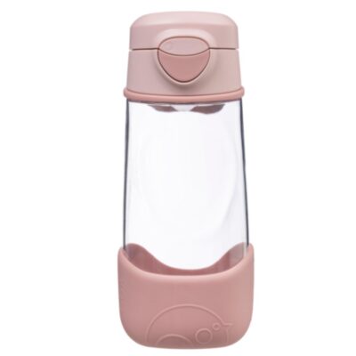 Botella de tritán con boquilla y asa 450ml B.Box rosa