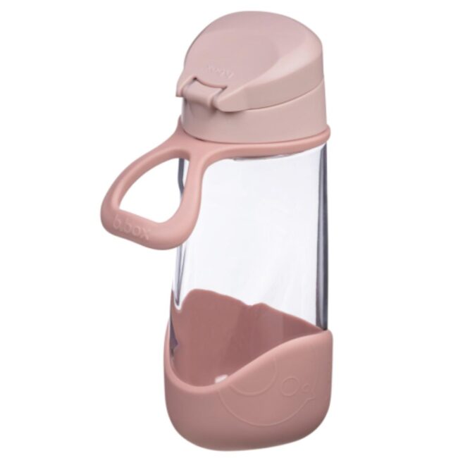 Botella de tritán con boquilla y asa 450ml B.Box rosa - Imagen 4