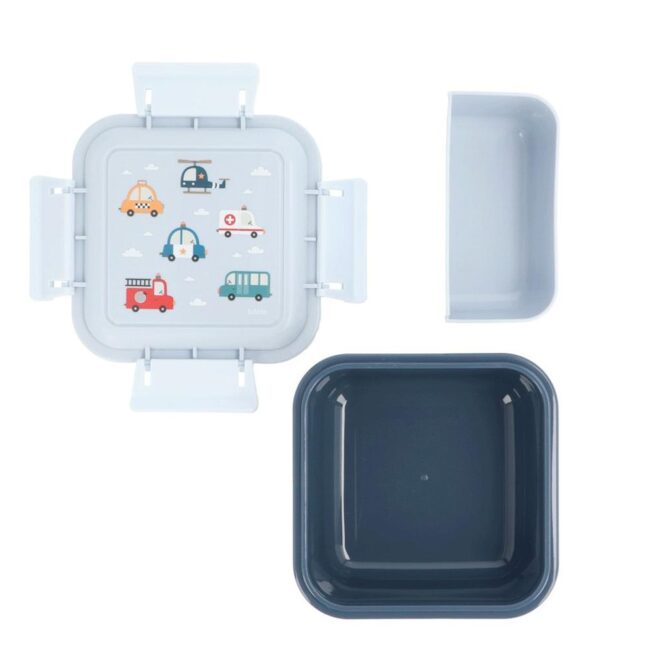 Caja de almuerzo grande Tutete City cars - Imagen 2
