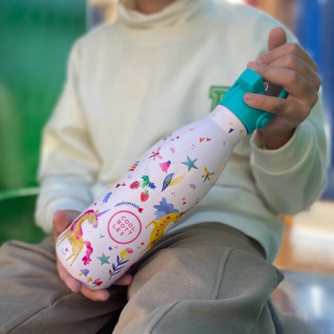 Botella térmica de Cool Bottles de 350ml Funny unicorns - Imagen 5