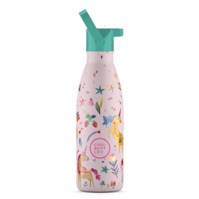 Botella térmica de Cool Bottles de 350ml Funny unicorns
