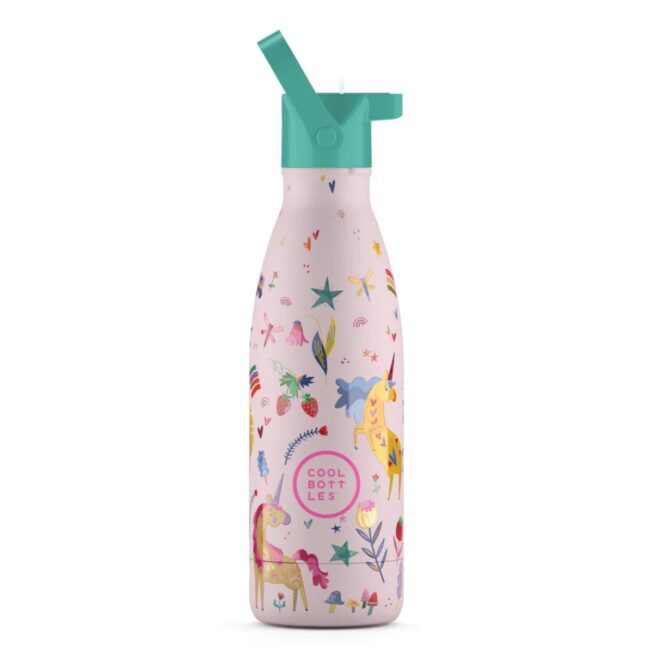 Botella térmica de Cool Bottles de 350ml Funny unicorns