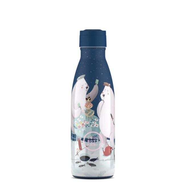 Botella térmica de Cool Bottles de 350ml Polar bears - Imagen 2