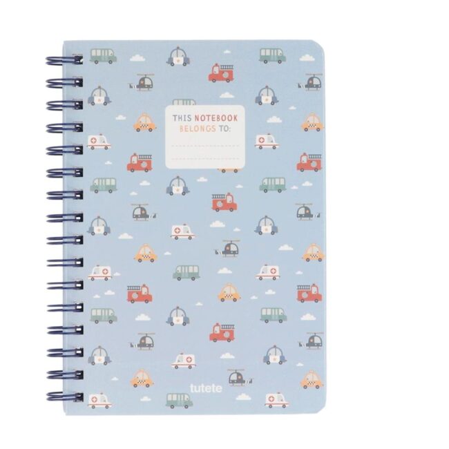 Libreta escolar de Tutete City cars