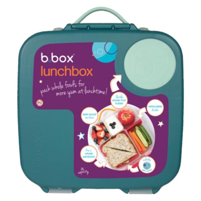 Lunchbox con gel refrigerante B.Box emerald forest - Imagen 5
