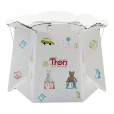 Orinal portátil desechable Tron blanco