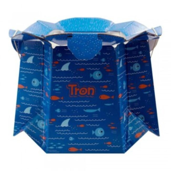 Orinal portátil desechable Tron azul