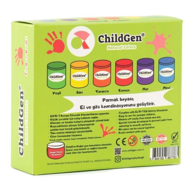 Pintura de dedos natural de Childgen - Imagen 3