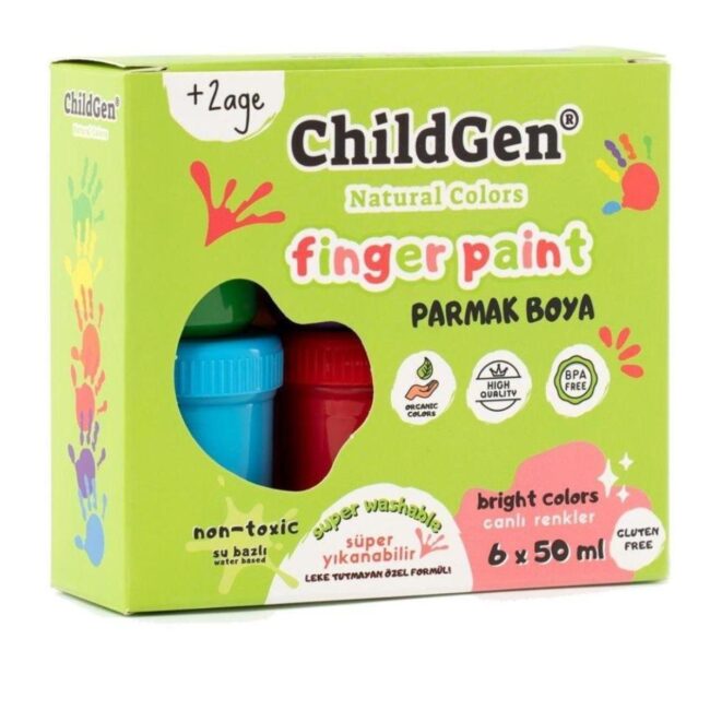 Pintura de dedos natural de Childgen