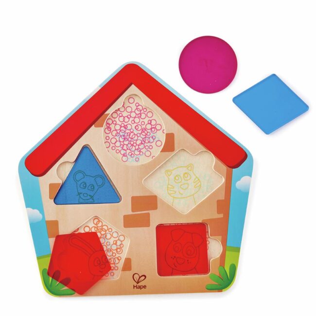 Puzle ¿Quién está en casa? de Hape