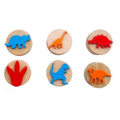 Sellos de madera de dinosaurios de ChildGen