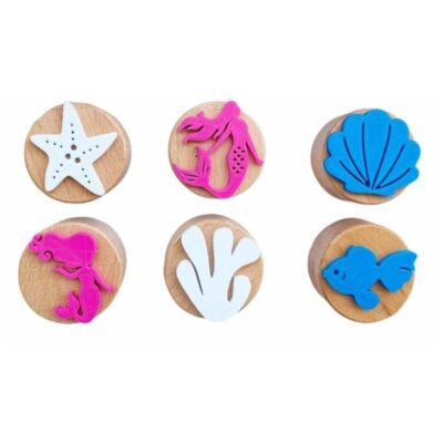 Sellos de madera de sirena de ChildGen
