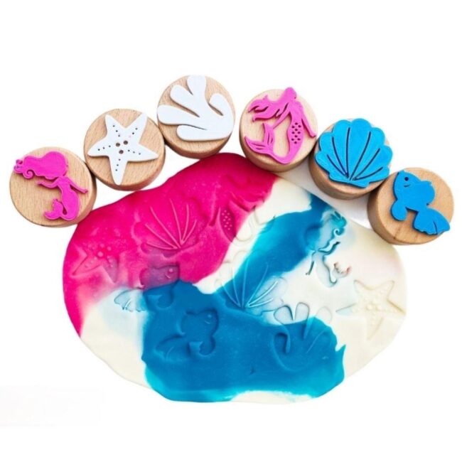 Sellos de madera de sirena de ChildGen - Imagen 3