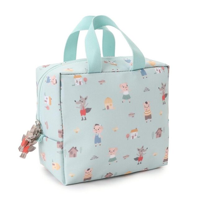 Bolsa de merienda térmica Tutete The three little pigs - Imagen 2