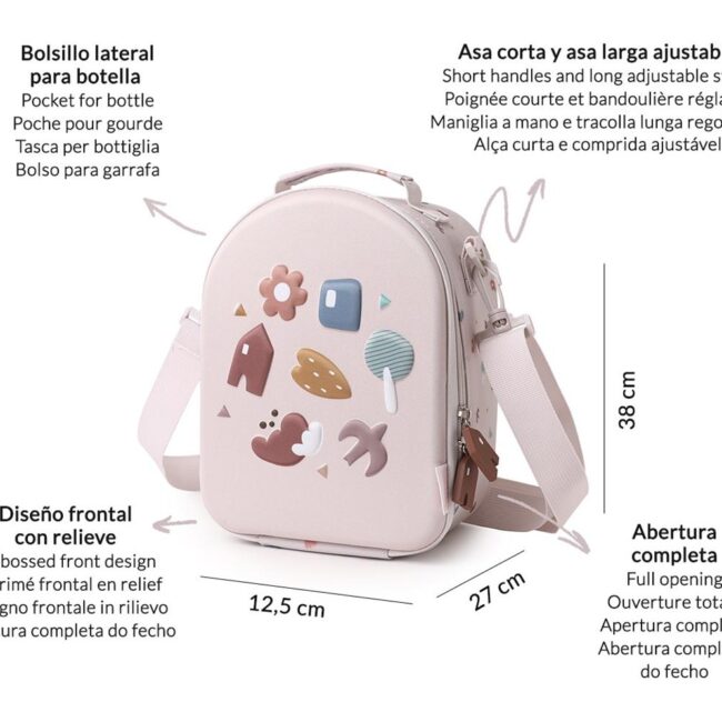 Bolsa de merienda térmica 3D de Tutete Geometric Nature - Imagen 2
