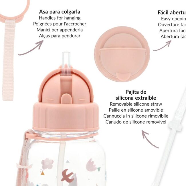 Botella de plástico Tutete Geometric nature - Imagen 4