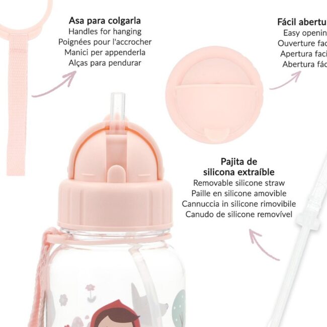 Botella de plástico Tutete Little red - Imagen 4