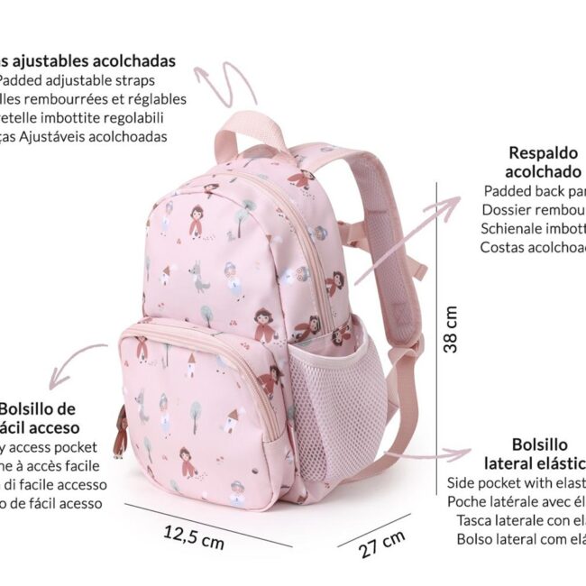 Mochila infantil de Tutete Little red - Imagen 2