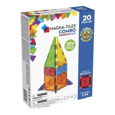 MagnaTiles® combo+microMags 20 piezas